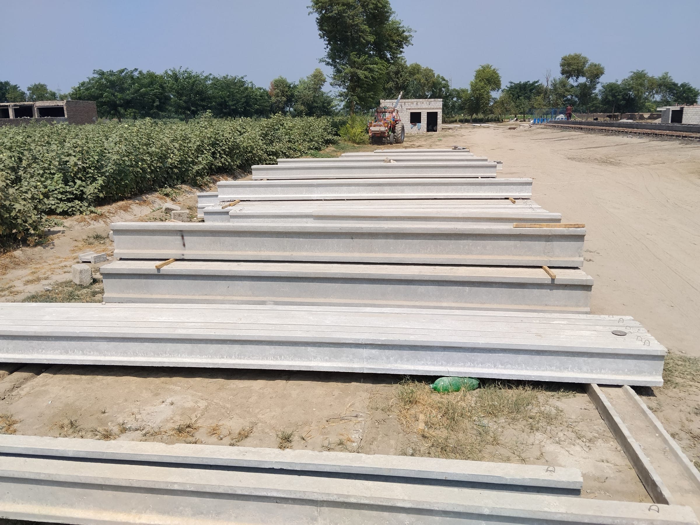 Structural Concrete Girders at the Alfalah Concrete yard